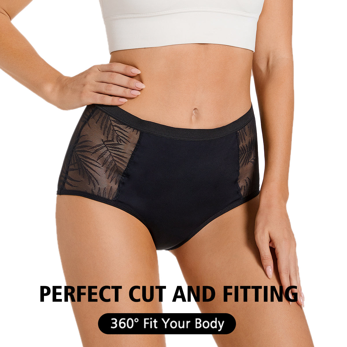 Period Panties High Rise Mesh