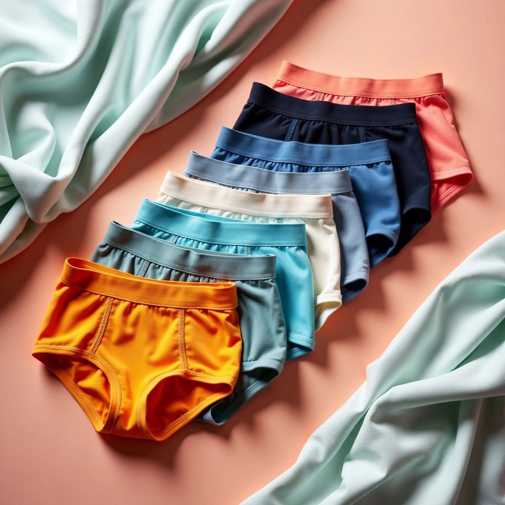 Stylish packer underwear in vibrant colors and soft fabric.