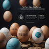 Yoni eggs with myth-busting icons and text.