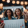 Two women holding calendars, representing the idea of menstrual cycles syncing up.