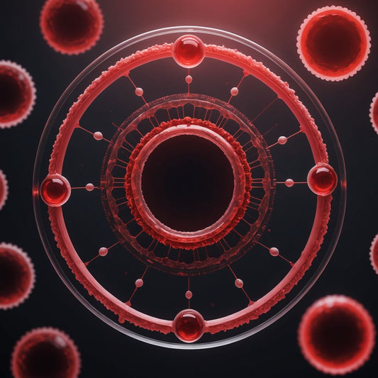 Menstrual cycle illustration showing various blood colors