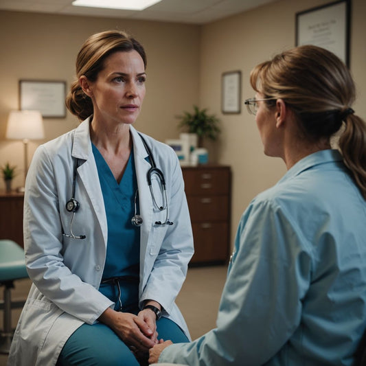 Compassionate OB/GYN with nervous patient