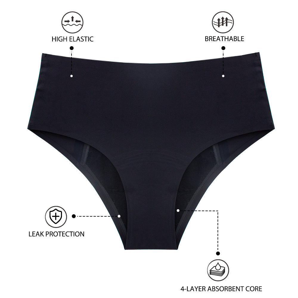 Seamless Period Incontinence Panties 